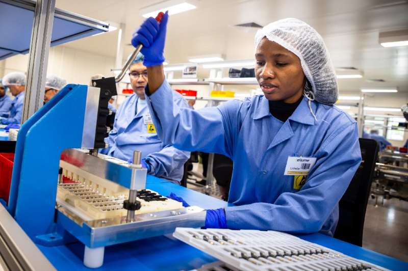 澳大利亚ellum公司正在生产一种新型冠状病毒检测试剂盒，可在15分钟内提供检测结果