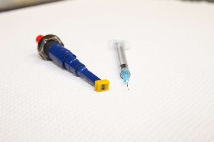 BBQ lighter, combined with microneedles, sparks breakthrough in COVID-19 vaccine delivery