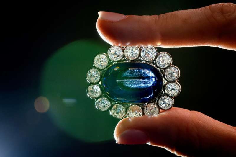 Besides their historical value, the jewels were also prized for their natural blue