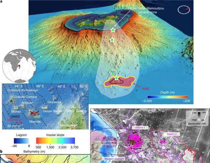 Birth of undersea volcano off the east coast of Africa recorded in great detail