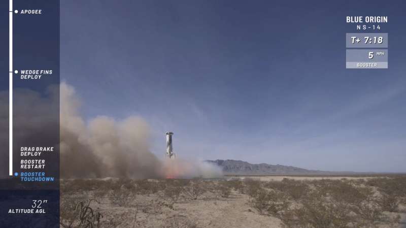 Blue Origin launches capsule to space with astronaut perks