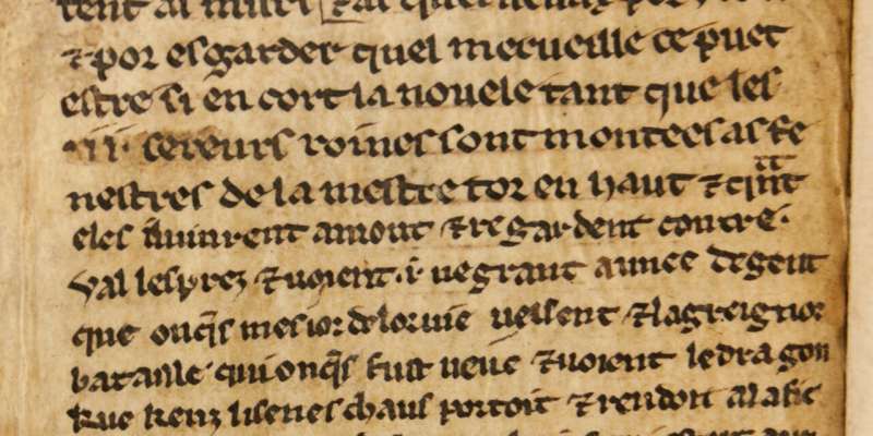 Bristol manuscript fragments of the famous Merlin legend among the oldest of their kind