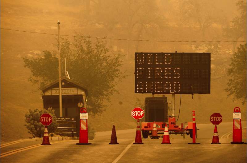 California wildfires threaten famous giant sequoia trees