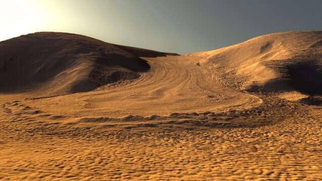 Can a new type of glacier on Mars aid future astronauts?