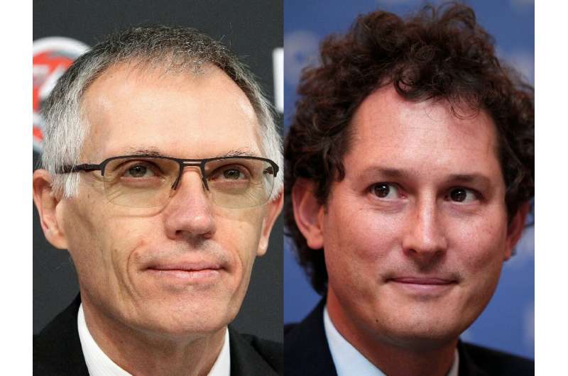 Carlos Tavares (l) and John Elkann will join forces under the Stellantis banner