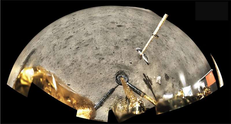Chang’e-5 samples reveal key age of moon rocks
