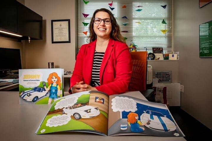 Children's book by U of I students teaches third graders about automotive engineering