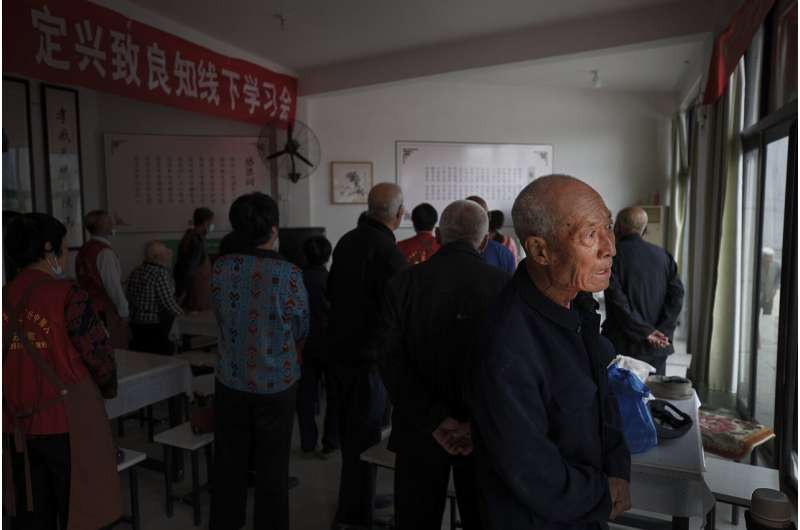 China faces strains as population ages, birth rate falls