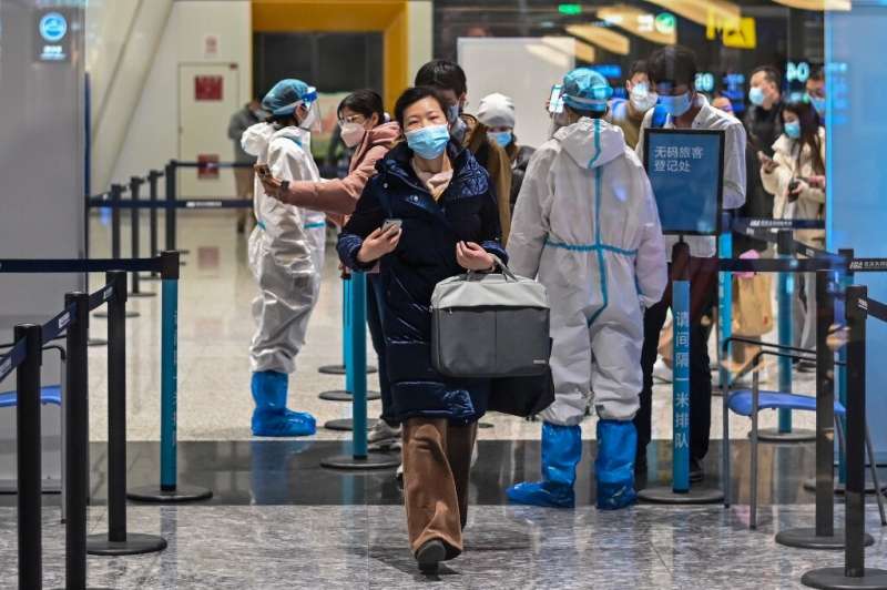 中国公民可以下载证书，显示他们的疫苗接种状态和测试结果，并使用它进入并离开