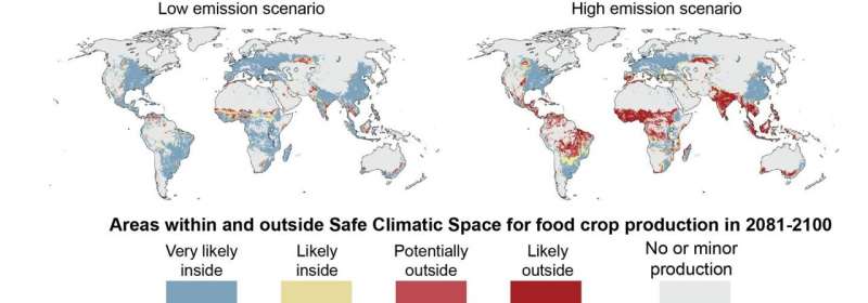 Climate change threatens one-third of global food production