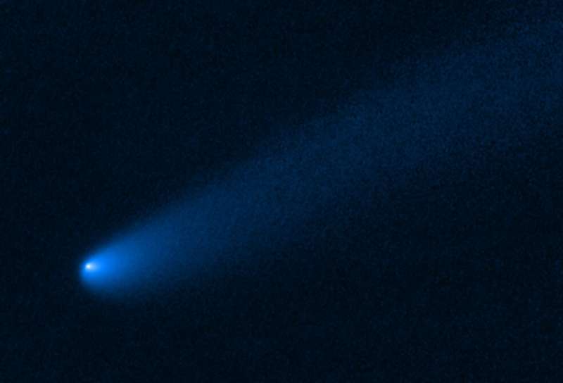 Comet makes a pit stop near Jupiter's asteroids