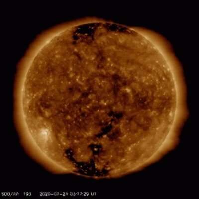 Coronal holes during the solar maximum