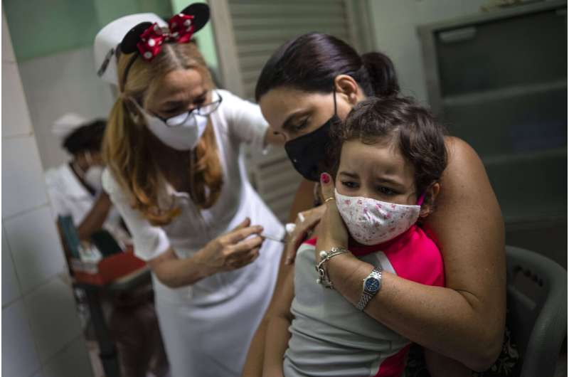 Cuba begins vaccinating children as young as 2
