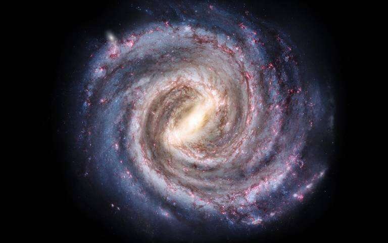 Materia întunecată încetinește rotația barei galactice a Căii Lactee