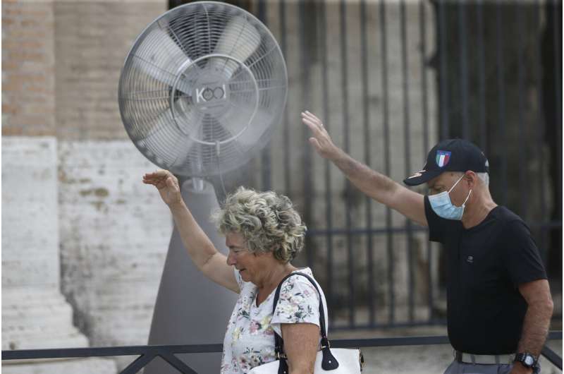 Days of hot weather grip Southern Europe, North Africa