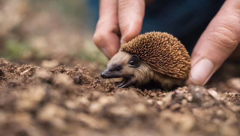 Dig this: a tiny echidna moves 8 trailer loads of soil a year, helping tackle climate change