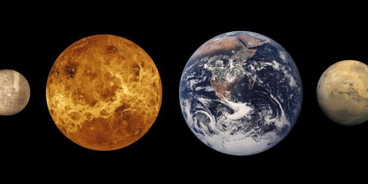 Earth and Mars were formed from inner solar system material