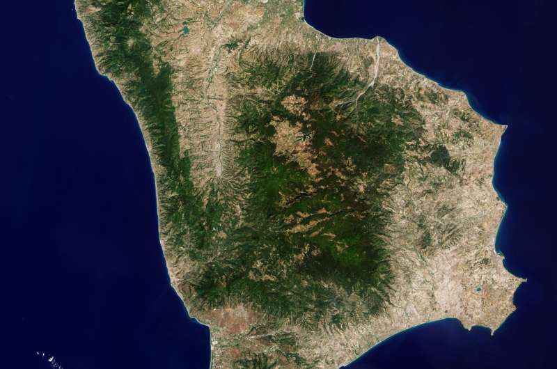 Earth from Space: Calabria, Italy