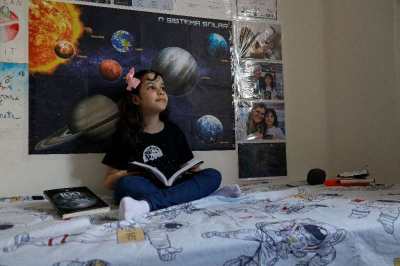 Eight-year-old Nicole Oliveira, known as Nicolinha, has been dubbed the world's youngest astronomer