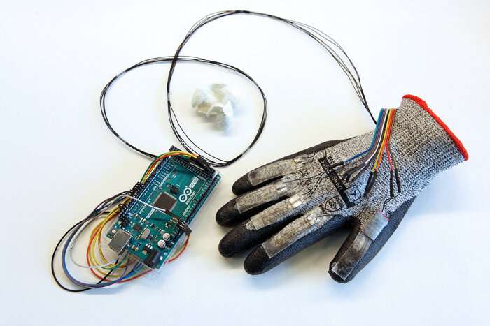 Electronic glove and gaming make rehabilitation fun