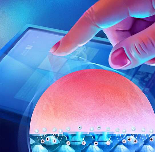 Enhanced touch screens could enable users to 'feel' objects