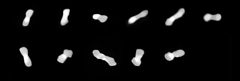 Peculiar "dog-bone" Asteroid Eso-captures-best-imag