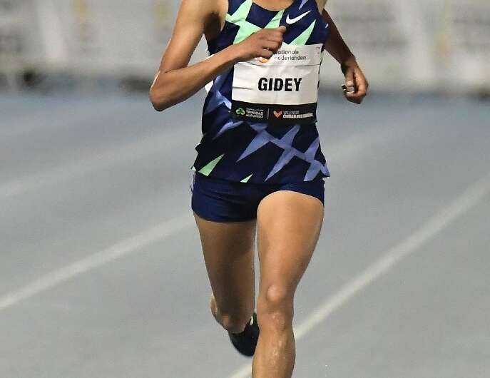 Ethiopian athlete Letesenbet Gidey has set 5000m and 10,000m world records in the shoes