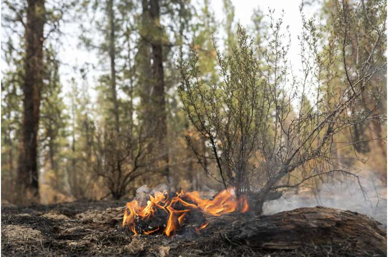 Evacuations expand in Oregon as fire spreads erratically