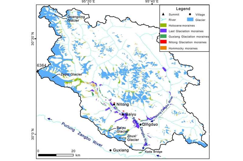 Evidence for glaciation predating MIS-6 in the eastern Nyainq&amp;#234;ntanglha, southeastern Tibet