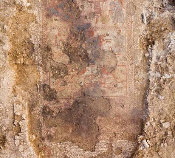 Extraordinary Roman mosaic and villa discovered beneath farmer's field in Rutland, UK