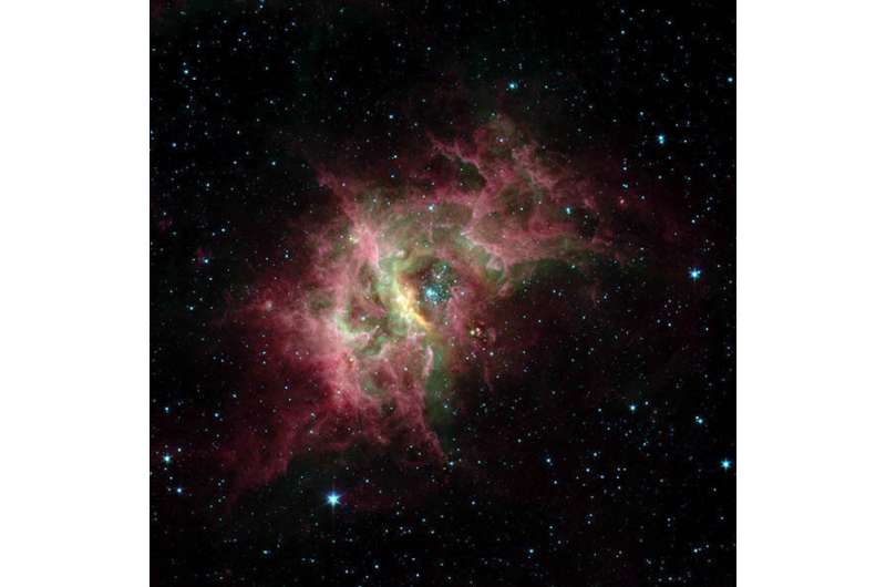 First clear view of a boiling cauldron where stars are born