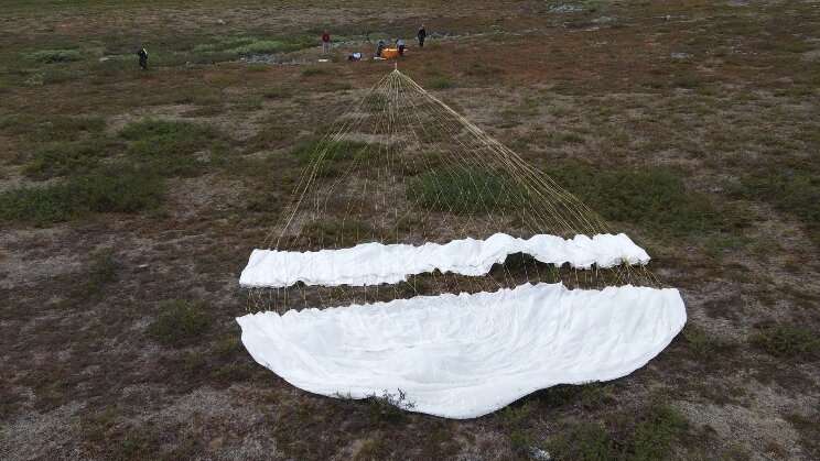 First high-altitude drop test success for ExoMars parachute