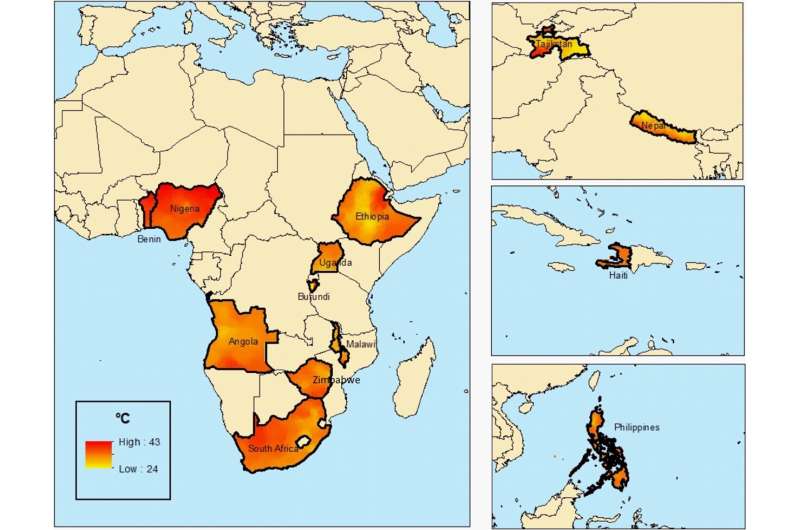 First link between stillbirths, birth complications and excessive heat in lower-income countries