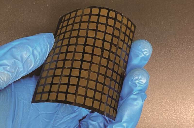 Flexible, wearable X-ray detector doesn’t require heavy metals