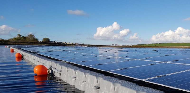 Floating solar farms could help reduce impacts of climate change on lakes and reservoirs