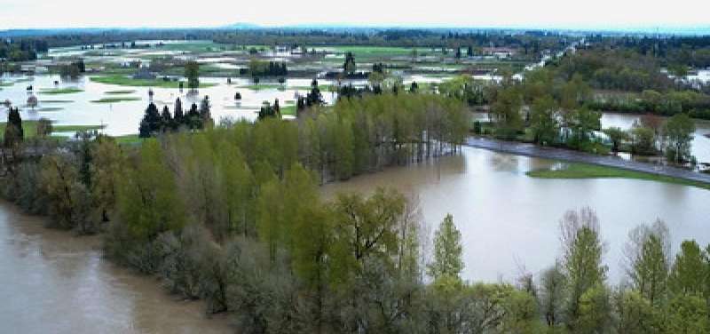 Flooding in the Columbia River basin expected to increase under climate change