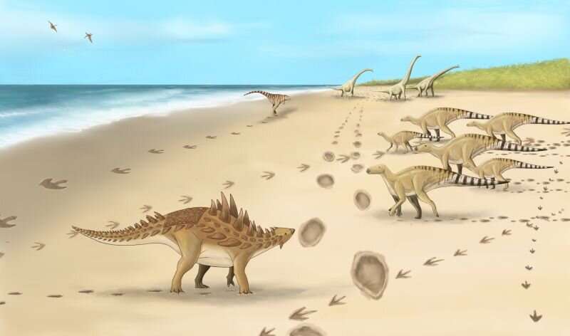 Footprints discovered from the last dinosaurs to walk on UK soil