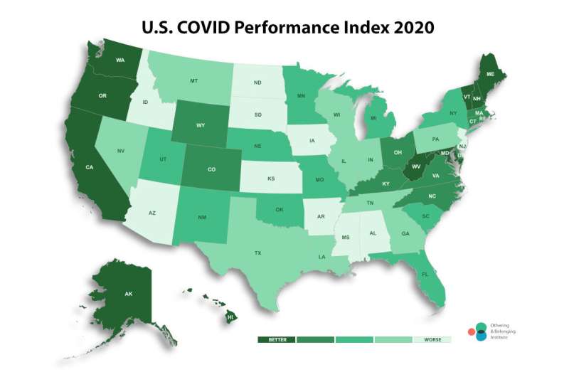 Globally, US ranks near bottom in COVID-19 response
