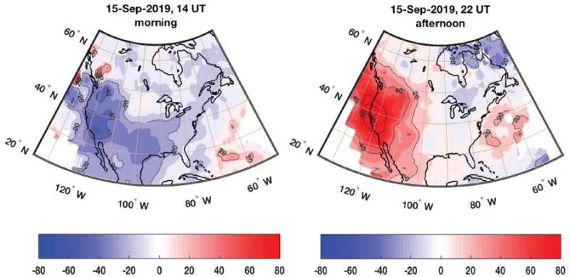 How a sudden stratospheric warming affected the Northern Hemisphere