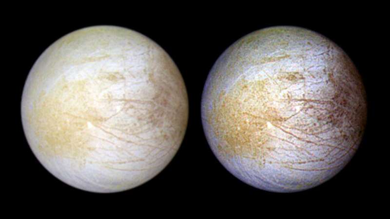 Hubble finds evidence of persistent water vapor in one hemisphere of Europa
