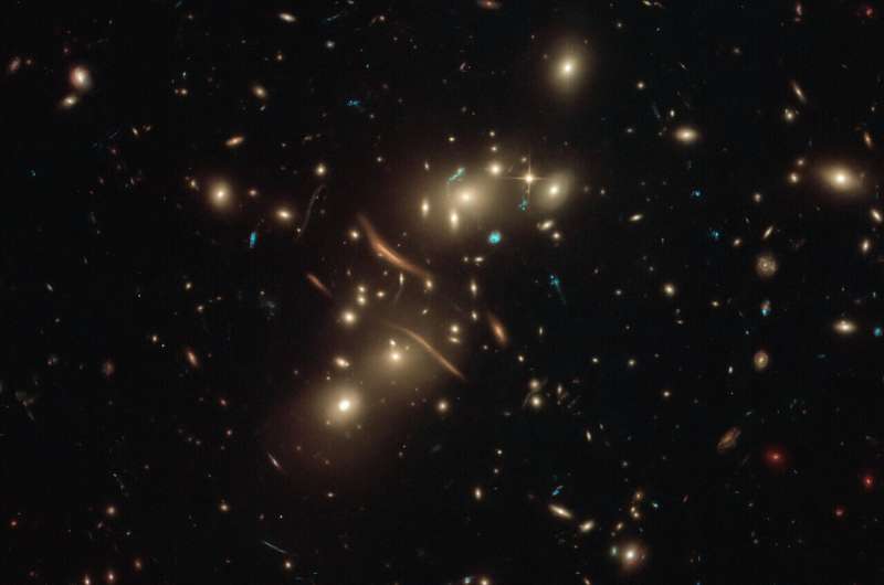 Hubble Watches Cosmic Light Bend