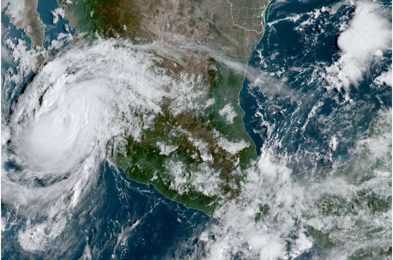Hurricane Olaf hits Mexico's Los Cabos resorts at Category 2