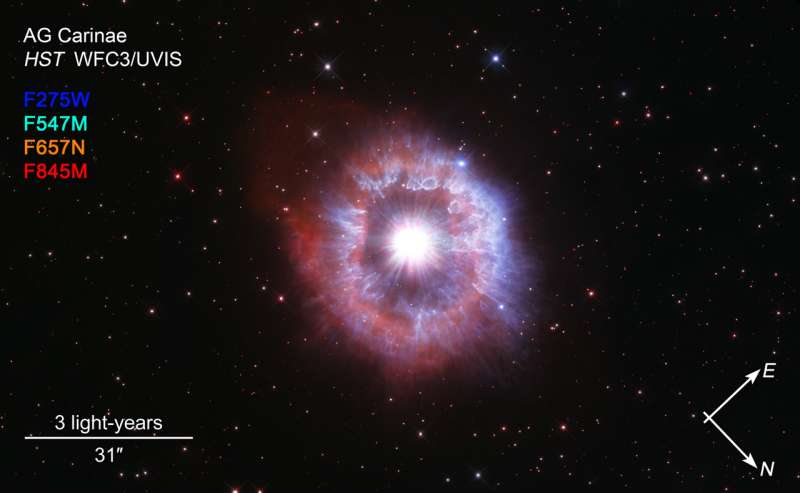 Image: Hubble captures giant star on the edge of destruction