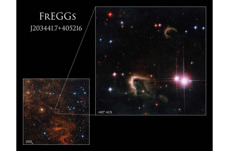 Image: Hubble spots dark star-hatching frEGGs