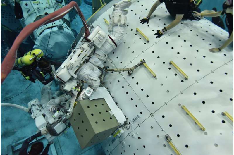 Image: Underwater astronaut training