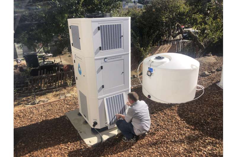 In California, some buy machines that make water out of air