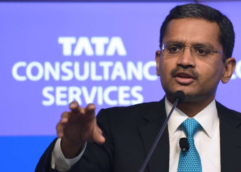India's Tata Consultancy Services CEO and Managing Director Rajesh Gopinathan said growing demand helped the company overcome se