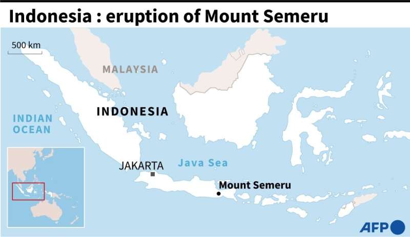 Indonesia: eruption of Mount Semeru