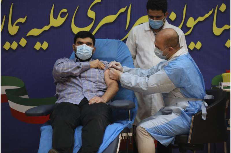 Iran starts limited COVID vaccinations with Russian shots