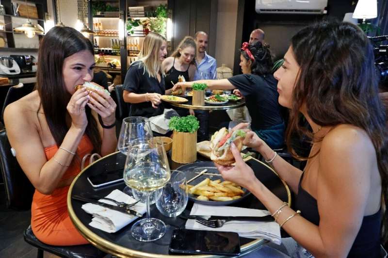 It looks like chicken and tastes like chicken; but Israeli diners are tucking into laboratory-grown and environmentally friendly